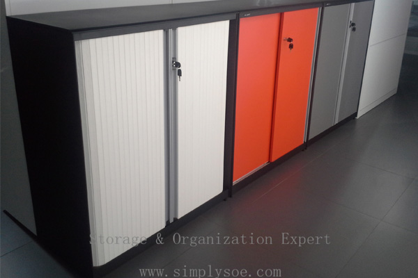 Roller Shutter Door Metal Lockable Storage Cabinet Buy Roller Cabinet Tambour Cabinet Shutter Cabinet Product On Dongguan Simply Metal Products Co Ltd